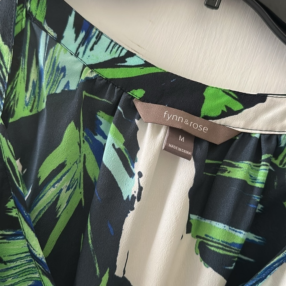 Anthropologie Fynn & Rose Tropical Boho Sleeveless Dress - Picture 4 of 6